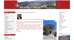 Desktop Screenshot of comune.montesangiacomo.sa.it